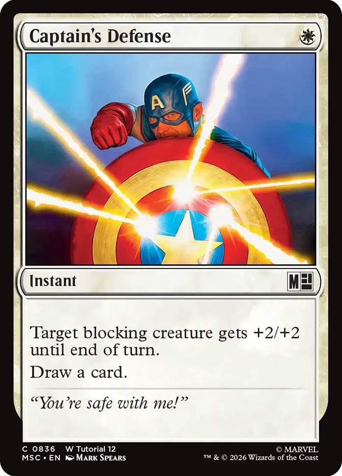 Captain's Defense | Marvel Super Heroes Commander | Star City Games
