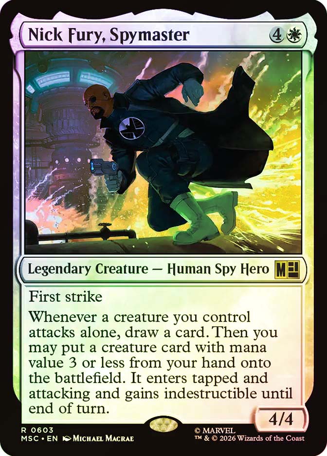 acgカード　　legend of  UR⭐︎289 nick-fury-spymaster-603__62607