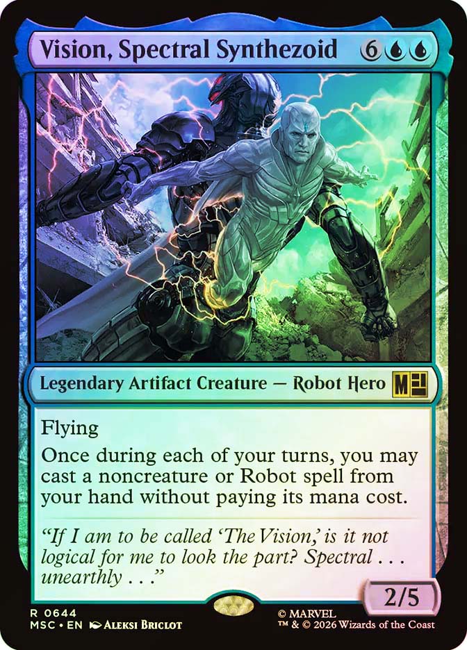 Vision, Spectral Synthezoid | Marvel Super Heroes Commander | Star