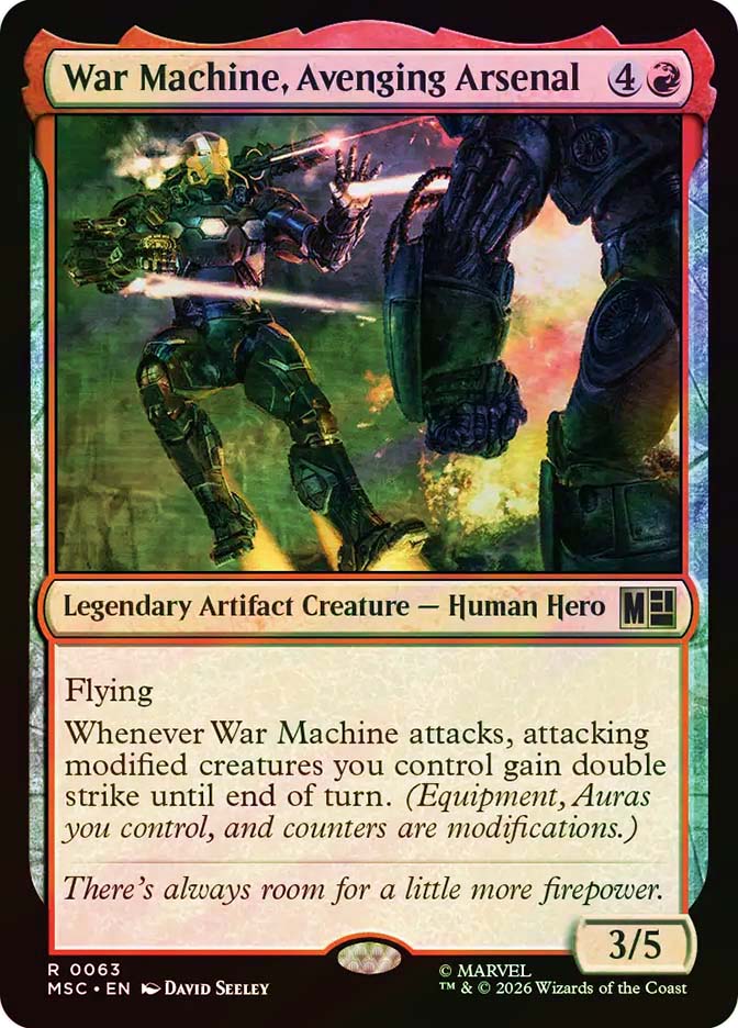 War Machine, Avenging Arsenal | Marvel Super Heroes Commander