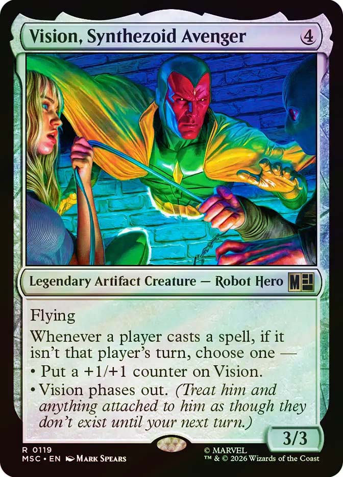 Vision, Synthezoid Avenger | Marvel Super Heroes Commander | Star