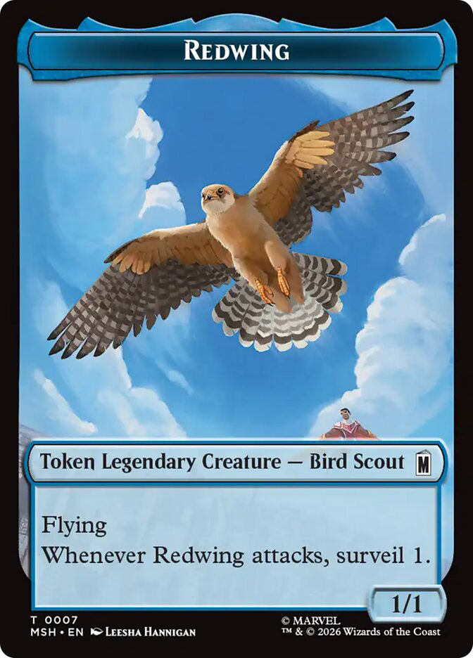 Redwing Token} // {Zabu Token} | Marvel Super Heroes | Star City Games