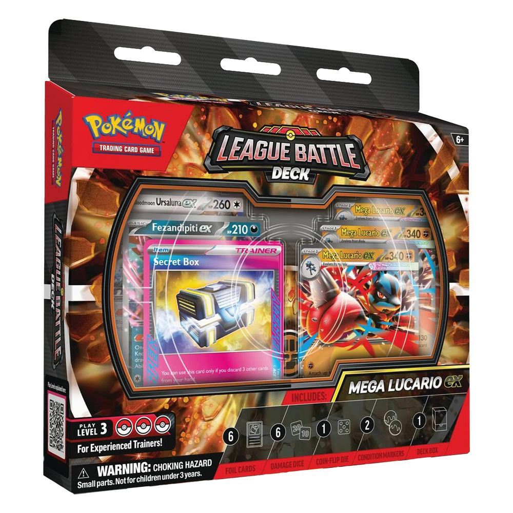 pokemon card decks walmart TCG: Koraidon ex Deluxe Battle Deck (Ready-to-Play 60-Card Deck & Accessories) : Toys & Games additional allies to add to the fray with 5 booster packs Pokemon - Mega Lucario ex