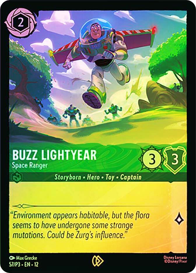 Buzz Lightyear - Space Ranger (Theater) | Promotional Cards | Star