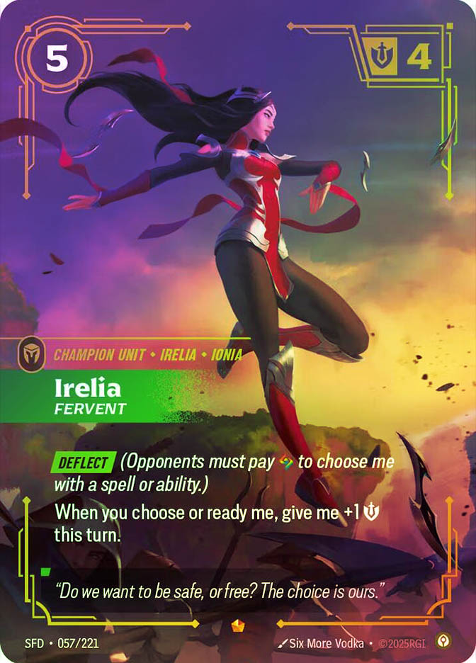 Irelia - Fervent | Spiritforged | Star City Games