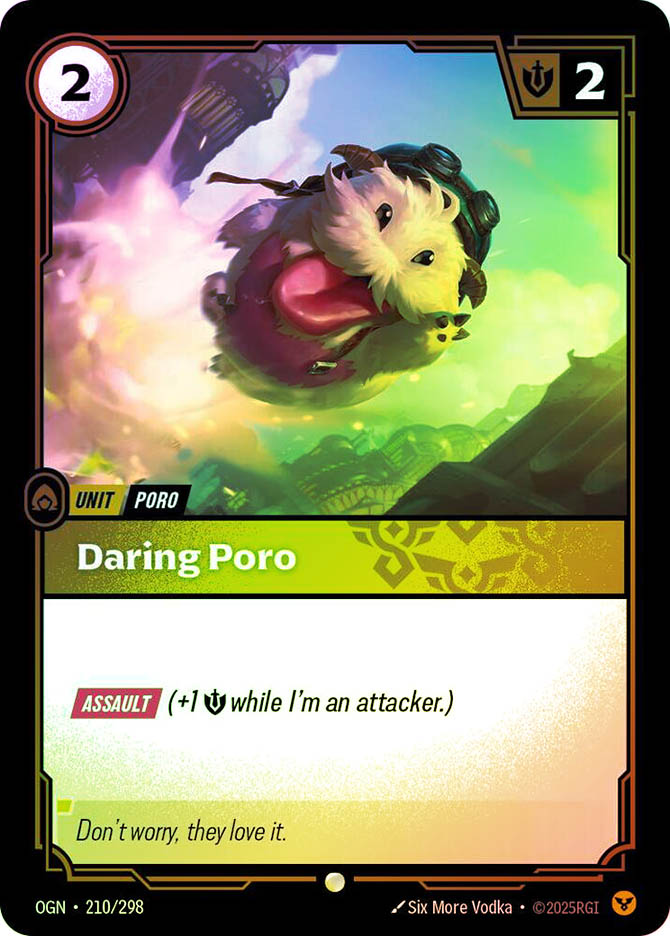リフトバウンド riftbound Daring Poro ON Daring Poro | Origins | Star City Games