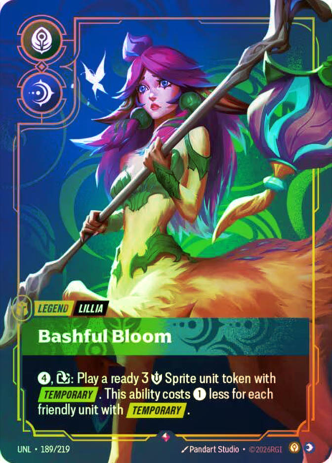 その他 Bashful Bloom sign Lillia - Bashful Bloom | Unleashed | Star City Games