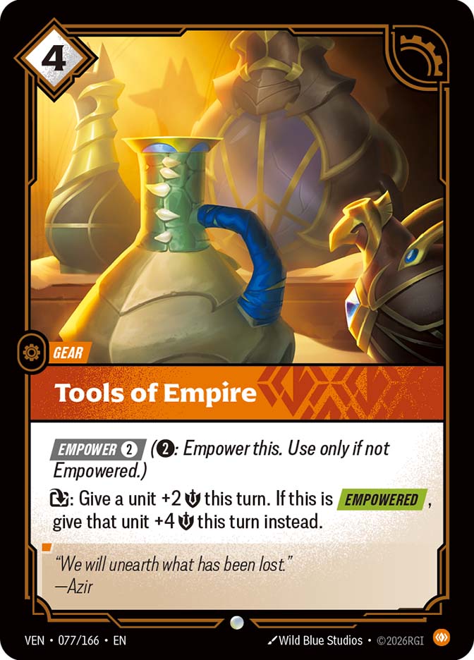 Tools of Empire | Vendetta | Star City Games