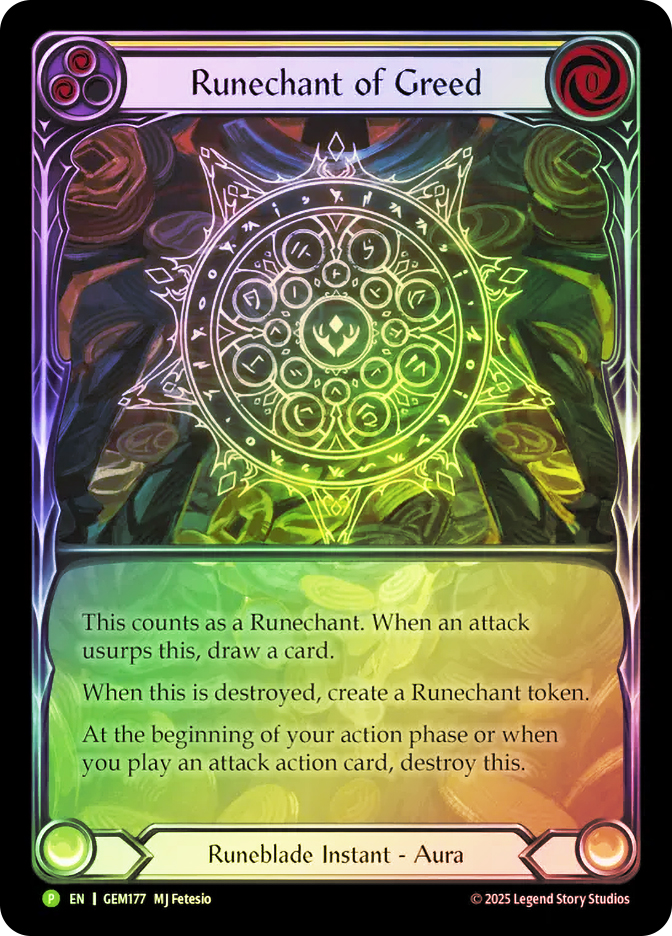 Runechant of Greed (GEM Pack) | GEM Pack | Star City Games