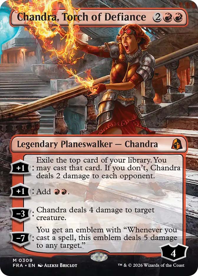 バトルサーチャー CP4 105/131 ミラー 4枚セット chandra-torch-of-defiance-