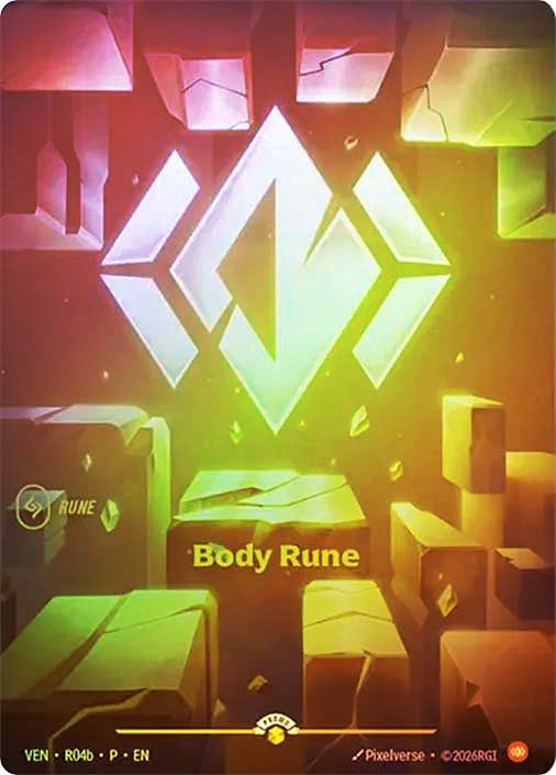 リフトバウンド　riftbound body rune 6枚 Body Rune (Nexus Night) | Promotional Cards | Star City Games