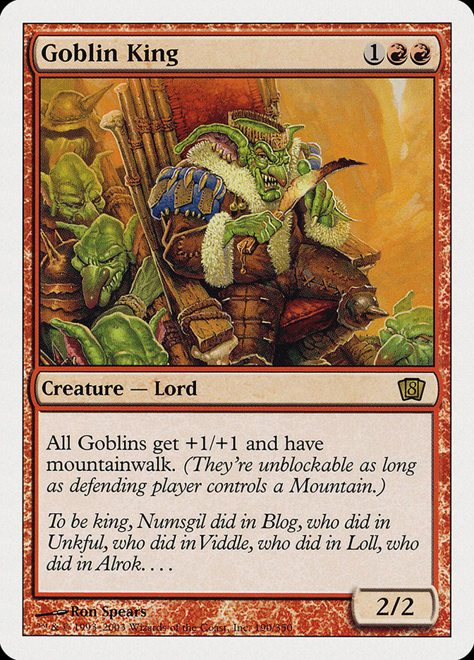 【PSA10】MTG 30th Goblin King 希少　旧枠 PSA10】MTG 30th Goblin King 希少 旧枠 Goblin King | 10th