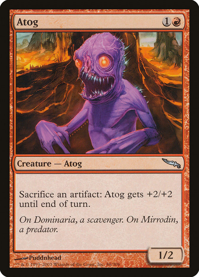 マジック：ザ・ギャザリング - （FOIL）アトガトグ　Atogatog mtg 旧枠Foil】アトガトグ/Atogatog ODY 英語Foil - メルカリ