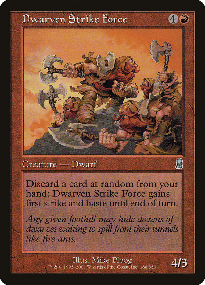 dwarf cards mtg Magic The Gathering - Dwarven Grunt All cards will be carefully packed for safe transit Magic the Gathering [041] ODYSSEY