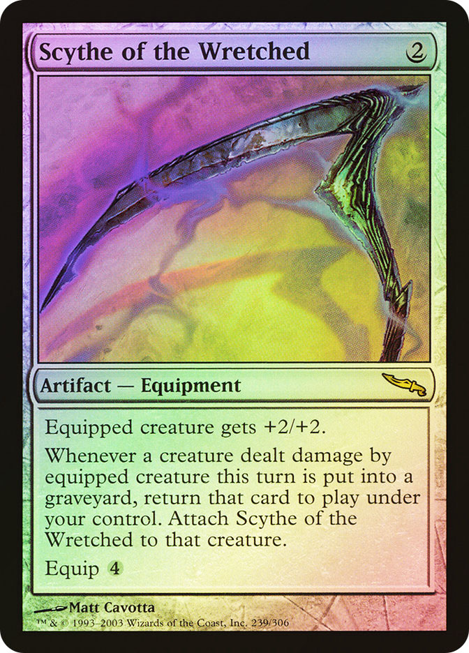 Wretched / Infezione 限定！150枚copies Scythe of the Wretched | Mirrodin | Star City Games