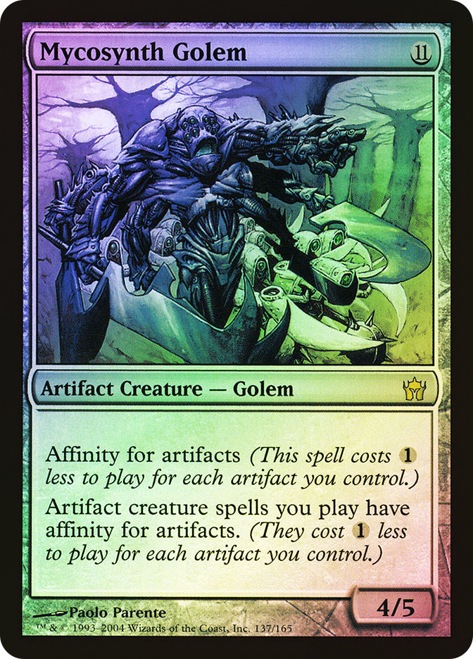 MTG マイコシンスのゴーレム/Mycosynth Golem１枚 Mycosynth Golem | Fifth Dawn | Star City Games