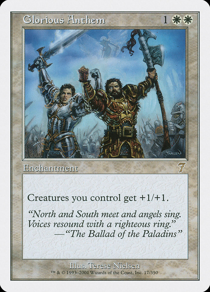 mtg anthem cards Magic the Gathering [064] TENTH EDITION Single Card Whenever a green creature enters the battlefield under your control MTG Gaea's Anthem  Planar