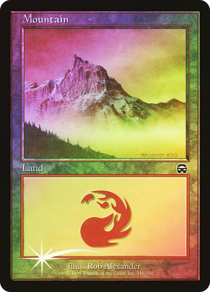 Foil 山 / Mountain 20枚 メルカディアン・マスクス Mountain (#346) | Mercadian Masques | Star City Games