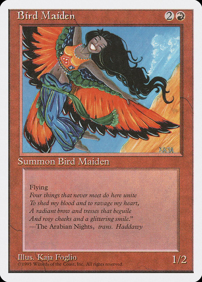 Bird Maiden | 4th Edition - Alternate | Star City Games
