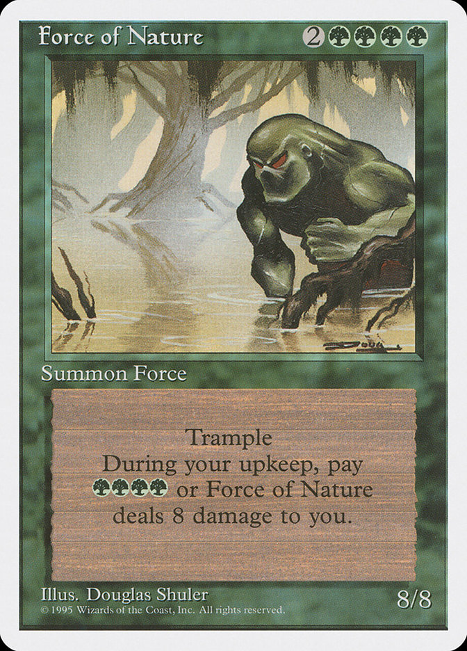 MTG Storm, Force of Nature 英 4枚セット Storm, Force of Nature (Marvel) (Secret Lair) (Borderless