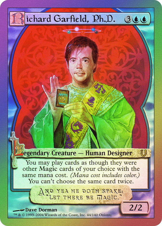 マジック：ザ・ギャザリング Magic: The Gathering Richard Garfield Richard Garfield, Ph.D. | Unhinged | Star City Games