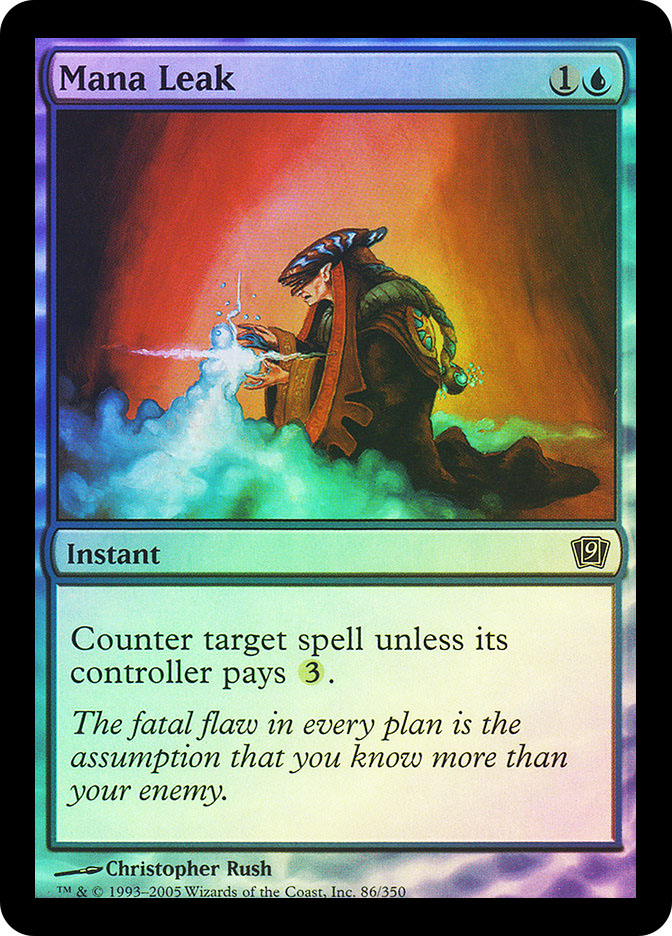 mtg マナ漏出 Mana Leak  foil サインド Mana Leak | Magic 2012 | Star City Games