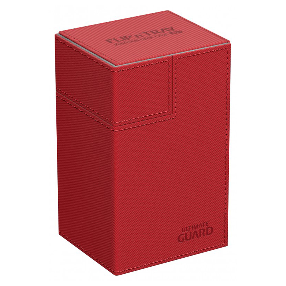 Caja Archivador Ultimated Guard Flip´n´Tray Deck Case 100+ Estándar Rojo.  Merchandising: GAME.es