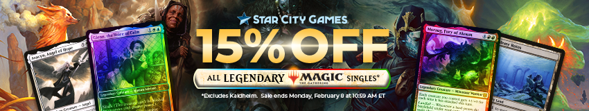 Save 15% On All Legendary MTG Singles