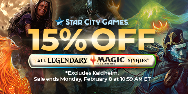 Save 15% On All Legendary MTG Singles