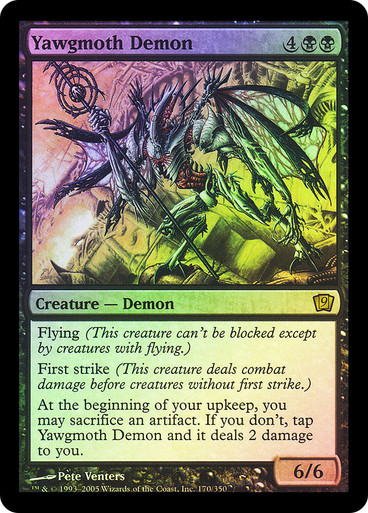 MTG 初版　Yawgmoth Demon 1枚 YawgmothDemon__58077.