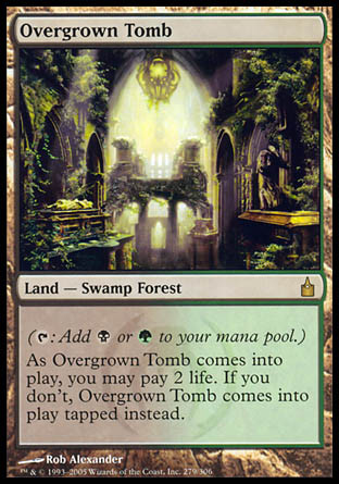 美品 mtg 初版foil「RAV」草むした墓/Overgrown ラヴニカ Overgrown Tomb | Ravnica: City of Guilds - German | Star City Games