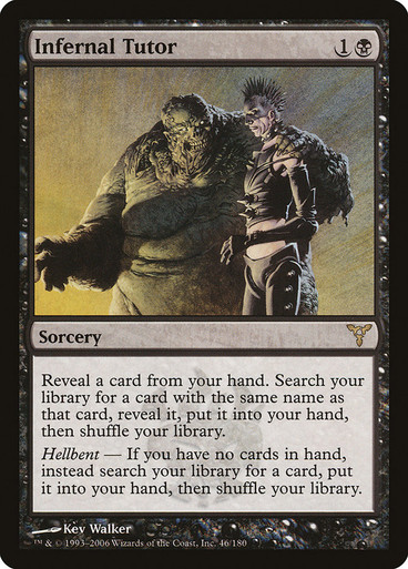 MTG infernal tutor 英語版 二枚セット 冥府の教示者 Infernal Tutor | Dissension | Star City Games