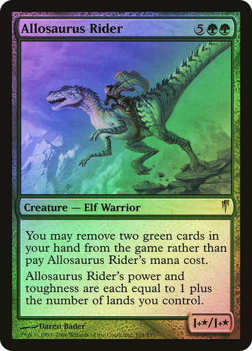 MTG　アロサウルス乗り　Allosaurus Rider　モダン　統率者 MTG アロサウルス乗り Allosaurus Rider モダン 統率者 Foil
