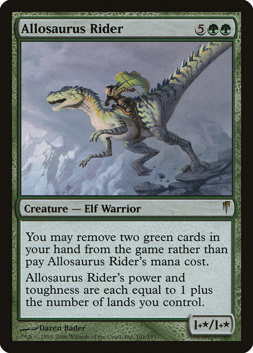 MTG【Foil】CSP アロサウルス乗り/Allosaurus Rider 日 AllosaurusRider__27088.