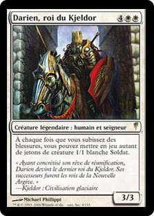 Darien, King of Kjeldor | Coldsnap - French | Star City Games