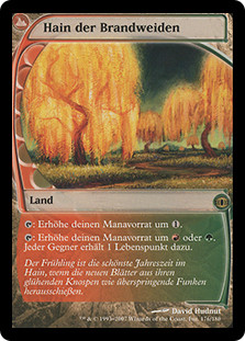 MTG 燃え柳の木立ち　foil ドイツ語 Grove of the Burnwillows | Future Sight - German | Star City Games