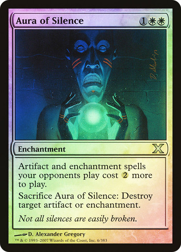 [MTG]沈黙のオーラ/Aura of Silence [10ED][Foil] MTG]沈黙のオーラ/Aura of Silence [10ED][Foil]