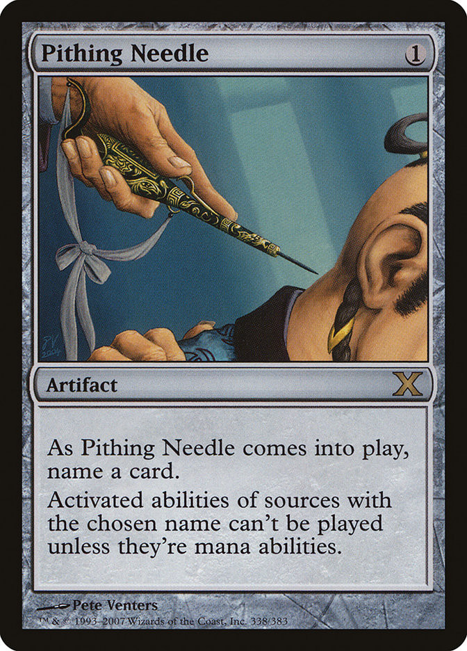 MTG 真髄の針 / Pithing Needle 英　FOIL 4枚セット MTG Pithing Needle - 10th Edition #338 | eBay