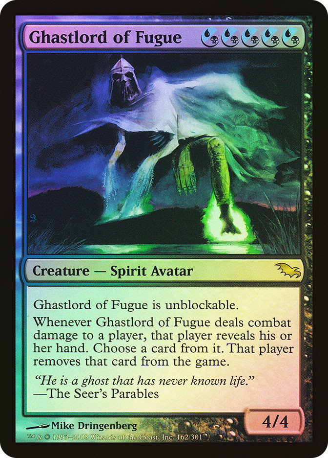 MTG 森 ジャッジ foil GhastlordOfFugue__17149.