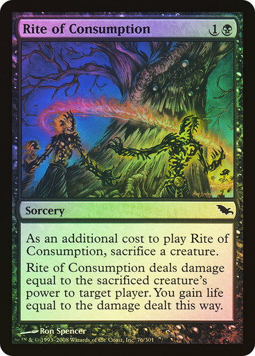 【MTG】消耗の儀式 Rite of Consumption 英語foil RiteOfConsumption__89562.