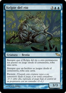 Magic: The Gathering - River Kelpie (Kelpie Fluviale) - Rara, Espansione Shadowmoor (SHM)