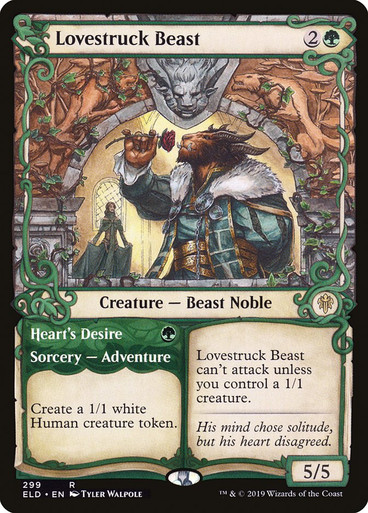 Lovestruck Beast // Heart's Desire | Throne of Eldraine | Star