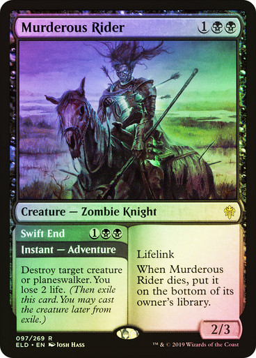 Murderous Rider // Swift End | Throne of Eldraine | Star