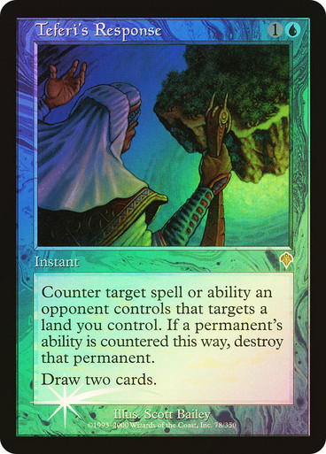 テフェリーの反応　英語　FOIL Teferi's Response TeferisResponse__80830.