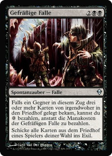 MTG 貪欲な罠 / Ravenous Trap ZEN サインド Ravenous Trap | Zendikar - German | Star City Games