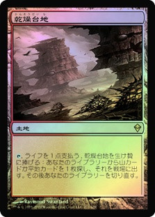 乾燥台地 foil 日本語 ゼンディカー zendikar AridMesa__87057.1590612148.386