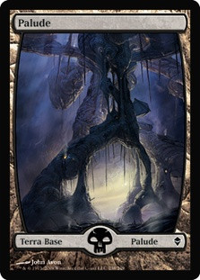 MTG　アートプリント　沼　サインド　ゼンディカー　238　John Avon Swamp (#238) (Full Art) | Zendikar - Italian | Star City Games