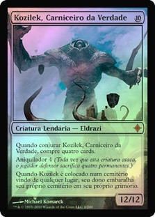 Kozilek, Butcher of Truth | Rise of the Eldrazi - Portuguese