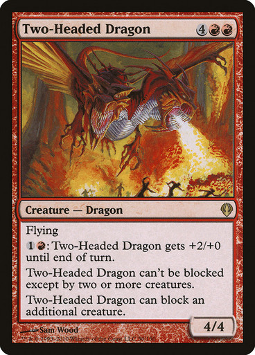 【日英FOILセット】双頭のドラゴン/Two headed dragon　MTG TwoHeadedDragon__27507.