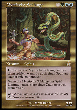 Mystic Snake | Apocalypse - German | Star City Games